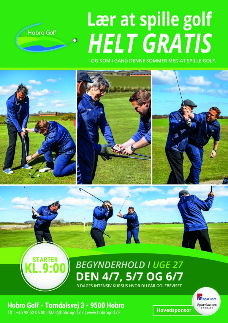 Hobro Golf Poster